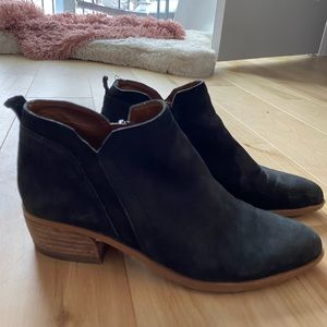 Franco sarto soft leather booties size 6
